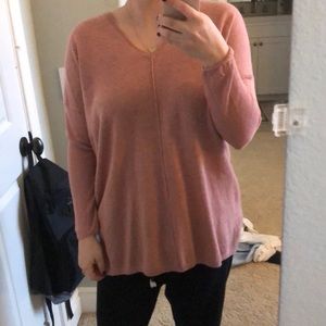 Soft rose pink colored top shop sweater